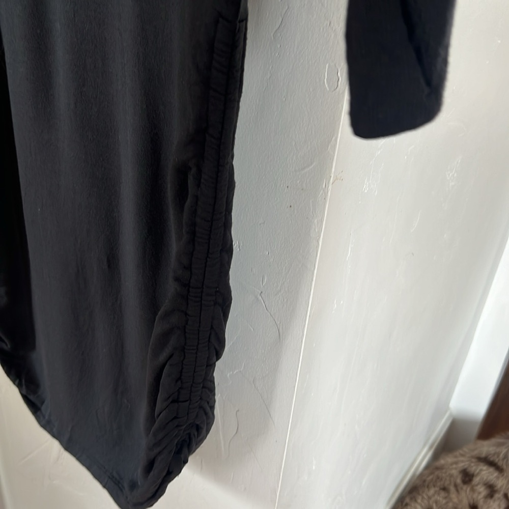 Athleta Black long sleeve tshirt dress - Picture 3 of 4